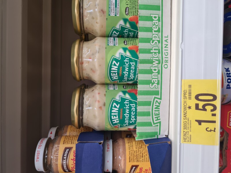 Where the fuck is sandwich spread?