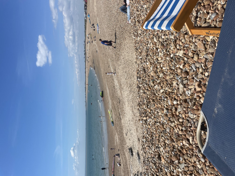 If your dog will bark at the beach don’t take them? 