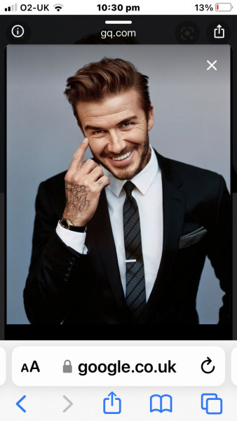 Has David Beckham had work done?