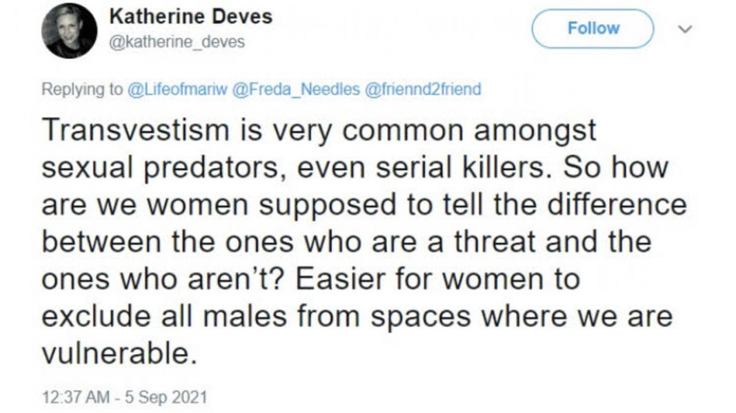 Katherine Deves receives death threats - DM article 