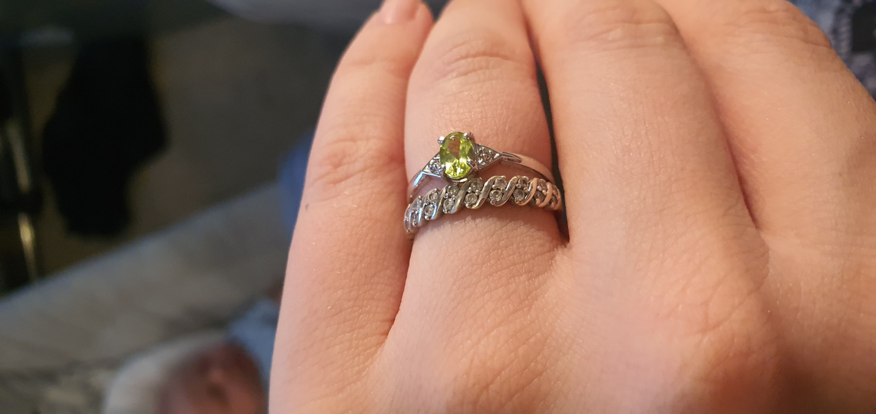 .. to ask to see your engagement & wedding rings? :D