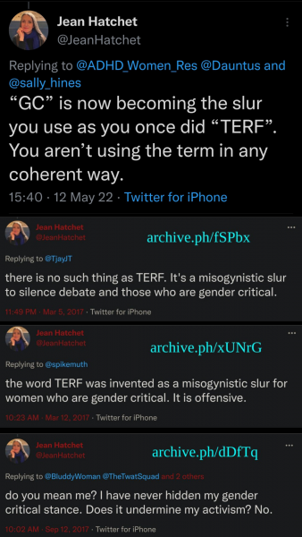 'GC is a slur"