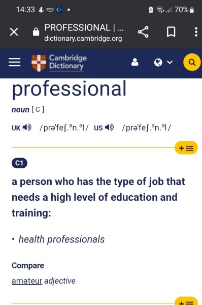 'I'm associated with health care'