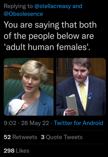 Stella Creasy says women can have penises 