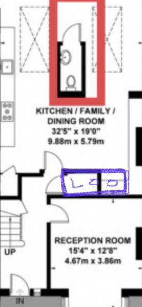 Toilet in the kitchen, just why?!