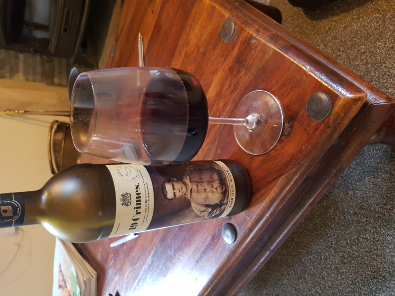 To open a bottle of wine now and not give a stuff about anything