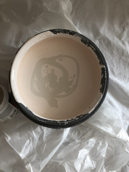 To be sulking about the paint!