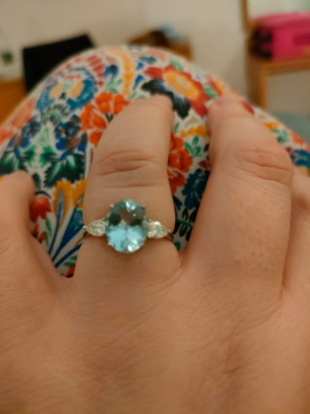 .. to ask to see your engagement & wedding rings? :D