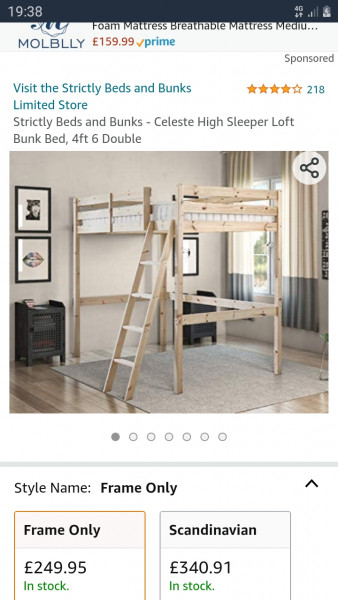 Does anyone have a double loft bed?