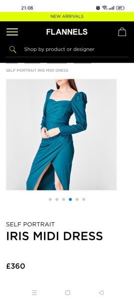 Wobbling about dress