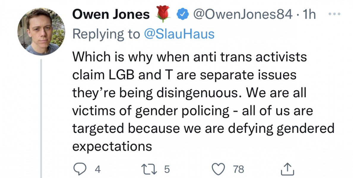 Owen. Not getting it or goady? Sometimes it’s hard to tell.