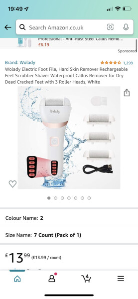 To want feet that aren't disgusting