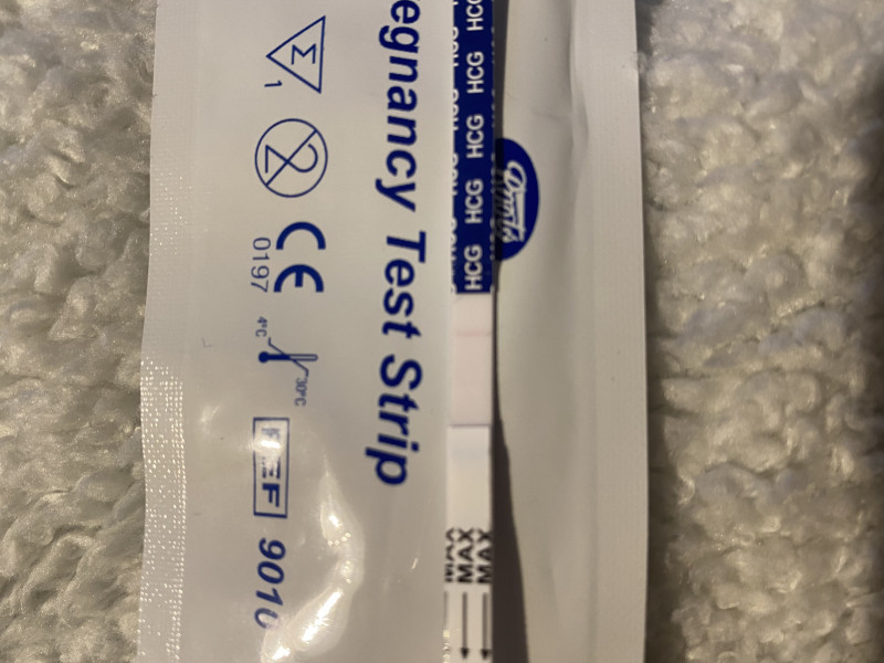 Pregnancy test at 7 months PP 
