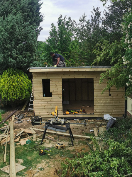 What size garden room?