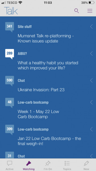 Mumsnet Talk re-platforming - Known issues update 