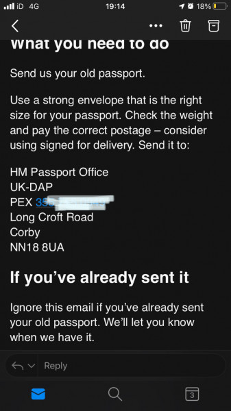 Passport renewal