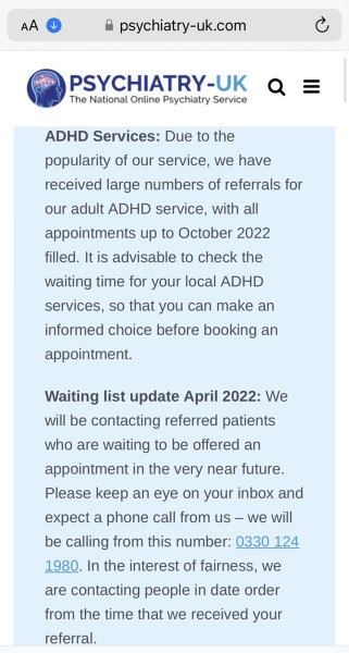 Years to wait for ADHD diagnosis for DD18.  Any advise..?