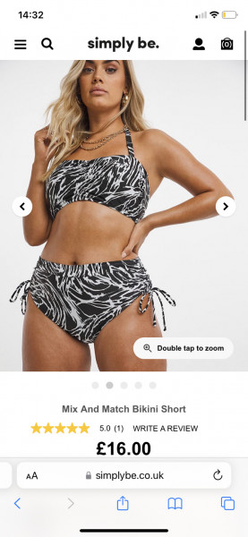 Swimming costume for the overweight
