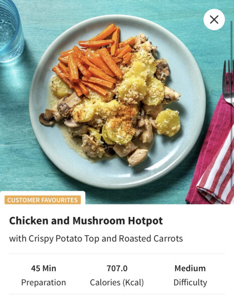 Hello Fresh and portion sizes 