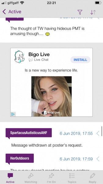 Crappy advert I don't want to see