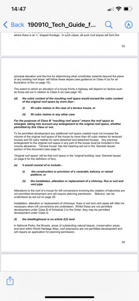 Permitted development- loft conversion