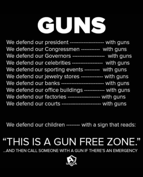 Not to understand resistance to gun control