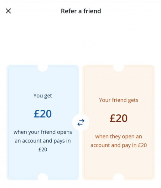 Chase bank account free £20