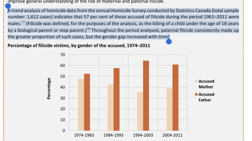 To think male violence will never end?