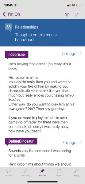 App nonsense within posts