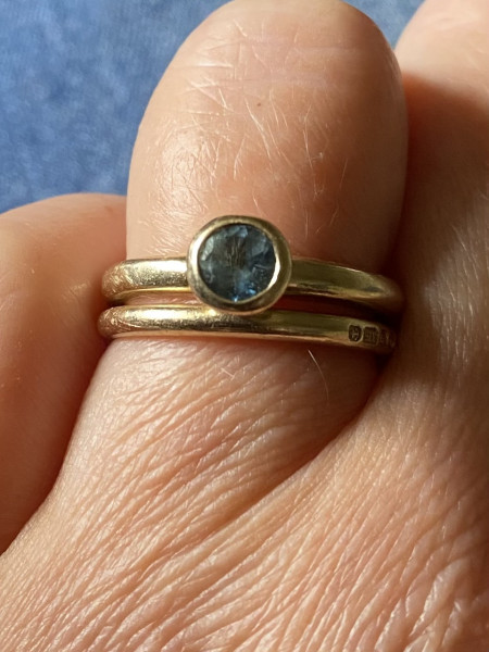 .. to ask to see your engagement & wedding rings? :D