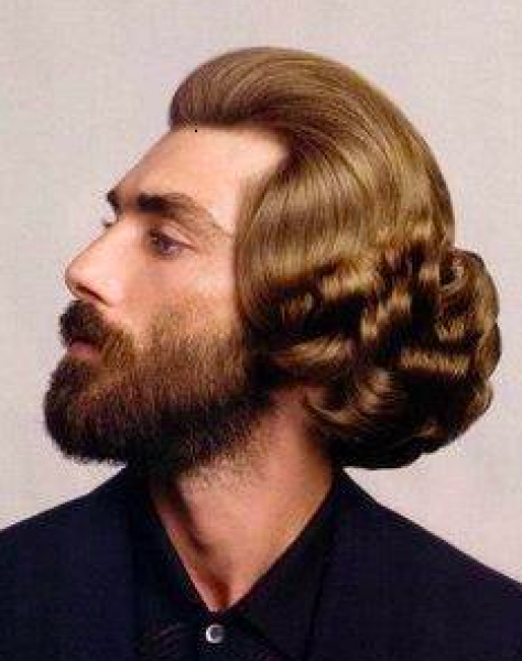 To be conflicted over DH's hair