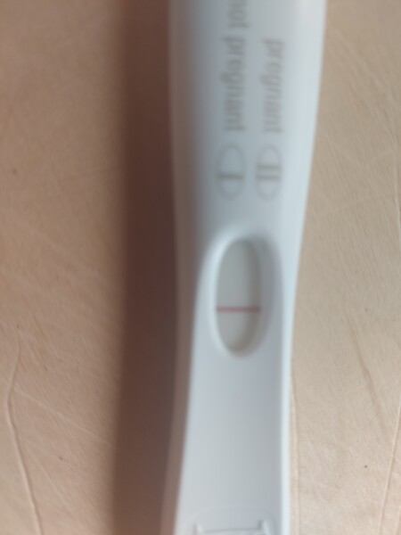 Extremely faint line 8dpo