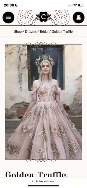 To ask what you’d do? Wedding dress related. 