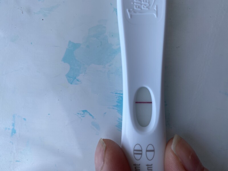 Indent line or faint positive 