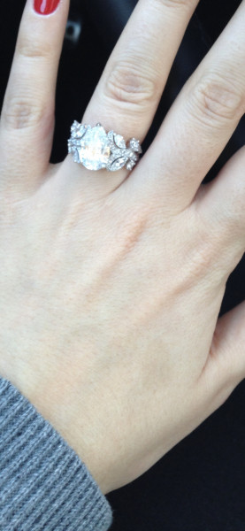 .. to ask to see your engagement & wedding rings? :D