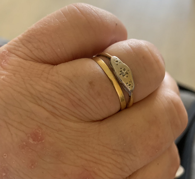 .. to ask to see your engagement & wedding rings? :D