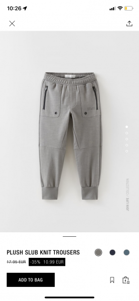 Boys Jogging Bottoms with Zipped pockets 