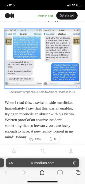 Part 3 AIBU to wonder why so many people assume Johnny Depp is the good guy and Amber Heard is the villain