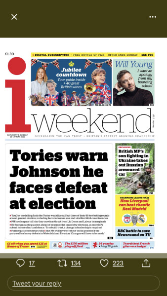 Why the fuck is Boris Johnson still Prime Minister?