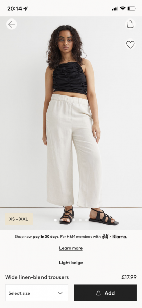 Why are there no average sized models on websites?