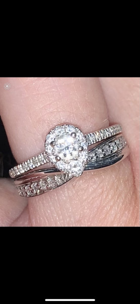 .. to ask to see your engagement & wedding rings? :D