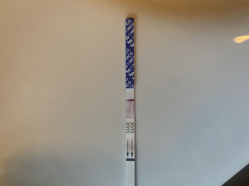 Positive pregnancy test, then negative tests