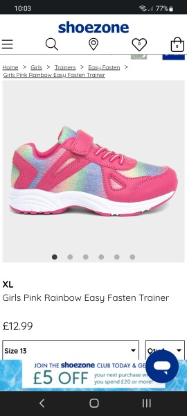To refuse to buy these shoes?