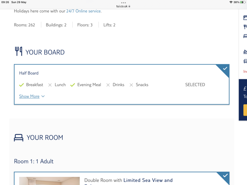 To feel this is a bit sneeky of the travel agent