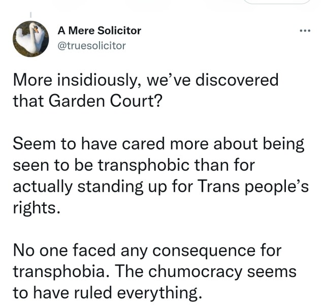 Allison Bailey v Stonewall - Employment Tribunal hearing Thread 11