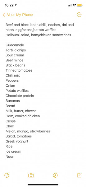 To think £56 for a food shop for a week is expensive?