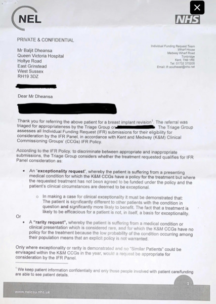  NHS accused of favouring men changing gender over women with medical needs for breast surgery