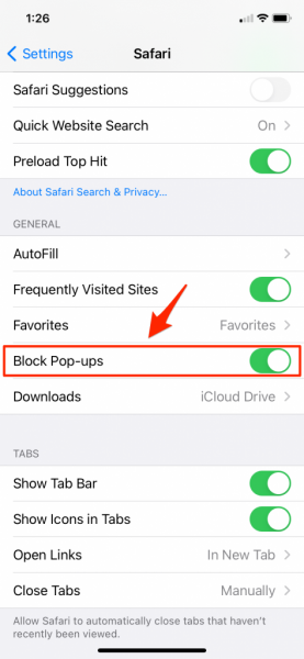 Dodgy download popups