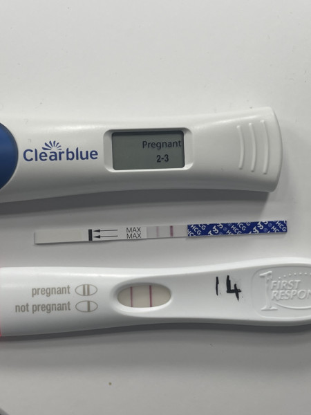 Positive pregnancy test, then negative tests
