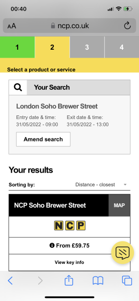 To think prices in car parks in city centres are too expensive now 